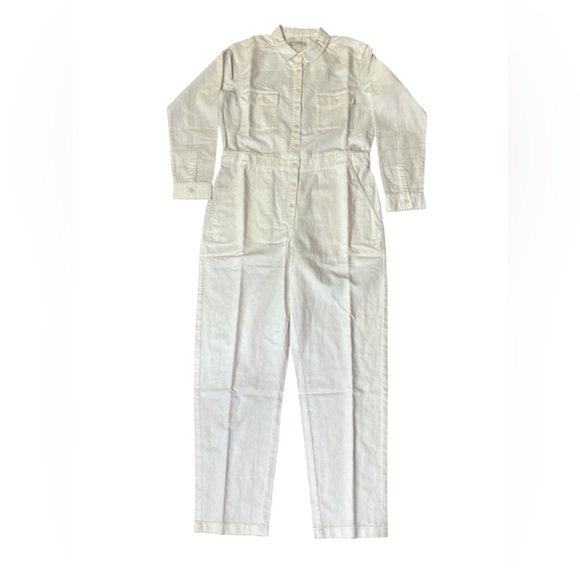 OUTERKNOWN S.E.A Jumpsuit Utility Coveralls Jumpsuit in Natural Size Small New - Picture 4 of 12